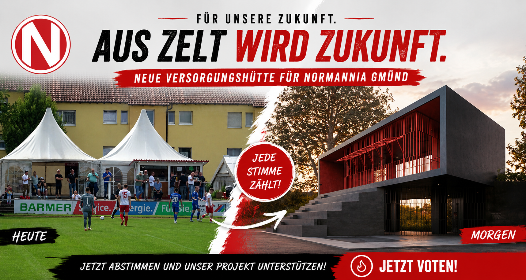 Aus Zelt wird Zukunft